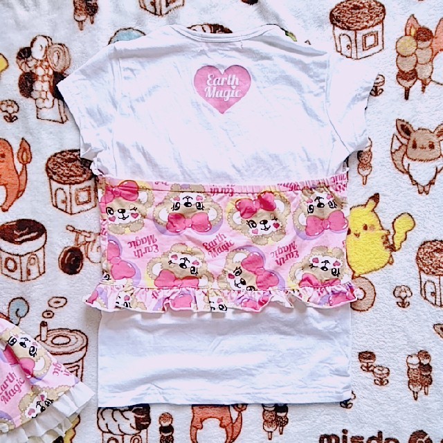 EARTHMAGIC(アースマジック)のセトア🐻140 キッズ/ベビー/マタニティのキッズ服女の子用(90cm~)(その他)の商品写真