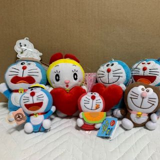 ショウガクカン(小学館)のドラえもん ドラミ 限定 マスコット 全８種類 新品 未使用 タグ付き(キーホルダー)