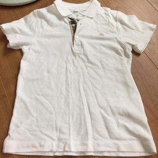 バーバリー(BURBERRY)のジュエリー様専用バーバリー 140 白 ポロシャツ(Tシャツ/カットソー)
