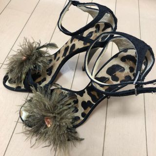 ジュゼッペザノッティデザイン(Giuseppe Zanotti Design)のジュゼッペザノッティ　フェザーサンダル(サンダル)