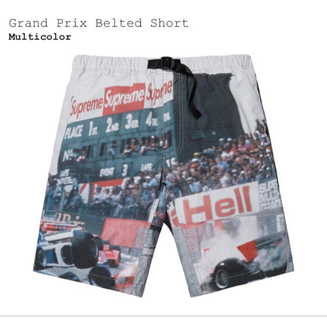 シュプリームsupreme Grand Prix Belted Short  新品 M