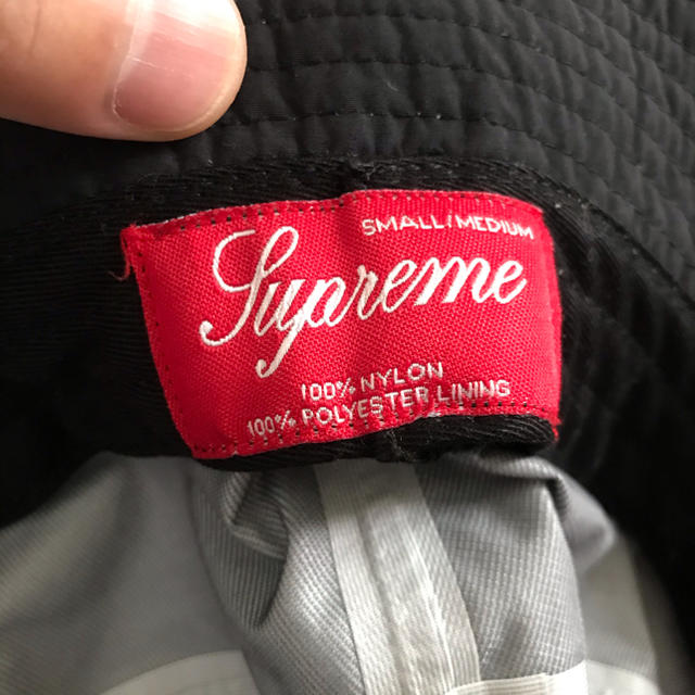 Supreme(シュプリーム)のsupreme taped seam crusher 17aw black メンズの帽子(ハット)の商品写真