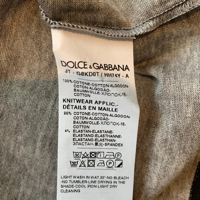 DOLCE&GABBANA(ドルチェアンドガッバーナ)の【完全未使用】Dolce&Gabbana Tシャツ メンズのトップス(Tシャツ/カットソー(半袖/袖なし))の商品写真