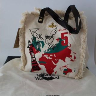 ヴィヴィアンウエストウッド(Vivienne Westwood)の新品　ヴィヴィアン　WORLD MAP UTILITY SHOPPER 　202(トートバッグ)