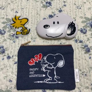 スヌーピー(SNOOPY)の値下げしました●スヌーピー●印鑑ケースセット●雑誌付録●未使用品(印鑑/スタンプ/朱肉)