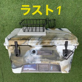 黒バルブ アイスランドクーラーボックス 45QT ICELAND cooler(その他)