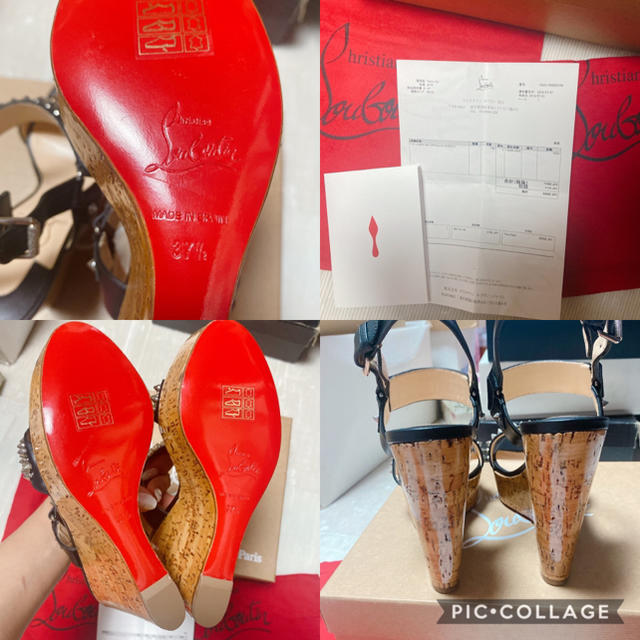 N様専用!Christian Louboutin ウェッジ サンダル グッチ N様専用!Christian Louboutin ウェッジ サンダル グッチ