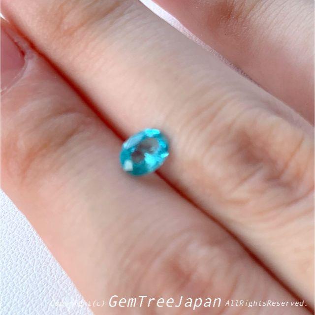 インクルを打ち消す美しいネオンブルー✨アパタイト0.58ct💎夏休み特価🎇 レディースのアクセサリー(その他)の商品写真