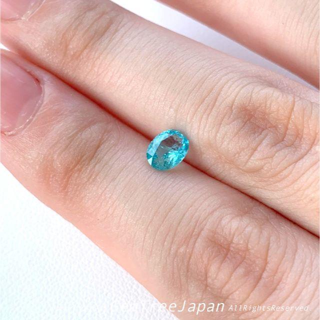 インクルを打ち消す美しいネオンブルー✨アパタイト0.58ct💎夏休み特価🎇 レディースのアクセサリー(その他)の商品写真