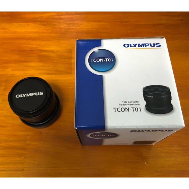 OLYMPUS(オリンパス)の【鯖の味噌煮缶様分】OLYMPUS TCON-T01  美品 スマホ/家電/カメラのカメラ(レンズ(単焦点))の商品写真