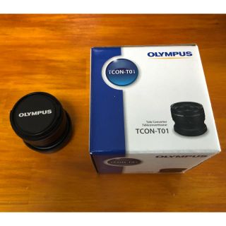 オリンパス(OLYMPUS)の【鯖の味噌煮缶様分】OLYMPUS TCON-T01  美品(レンズ(単焦点))