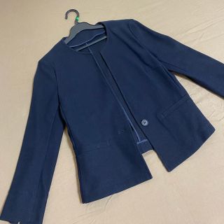 コムサイズム(COMME CA ISM)の新品同様夏用アウター(ノーカラージャケット)