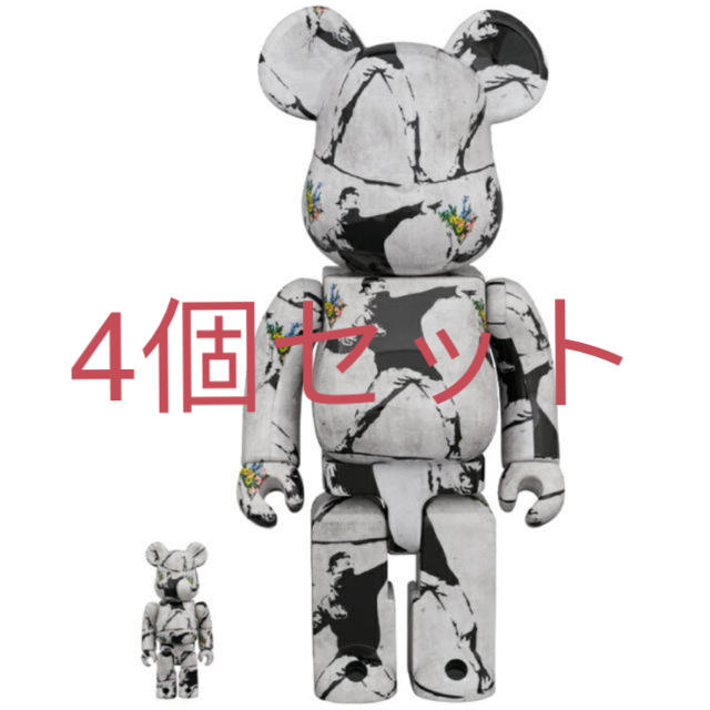 その他BE@RBRICK FLOWER BOMBER ベアブリック100+400セット