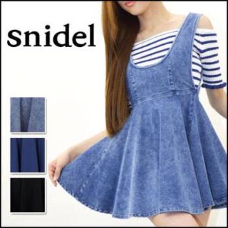 スナイデル(SNIDEL)のデニムワンピース💗💗(ミニワンピース)