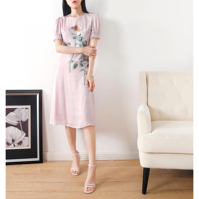 ください TED 花柄ピンクワンピース 2色 新品の通販 by 服が正規品