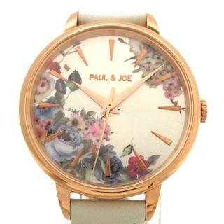 ポールアンドジョー(PAUL & JOE)のポール&ジョー 腕時計美品  PJ-7727 花柄(腕時計)