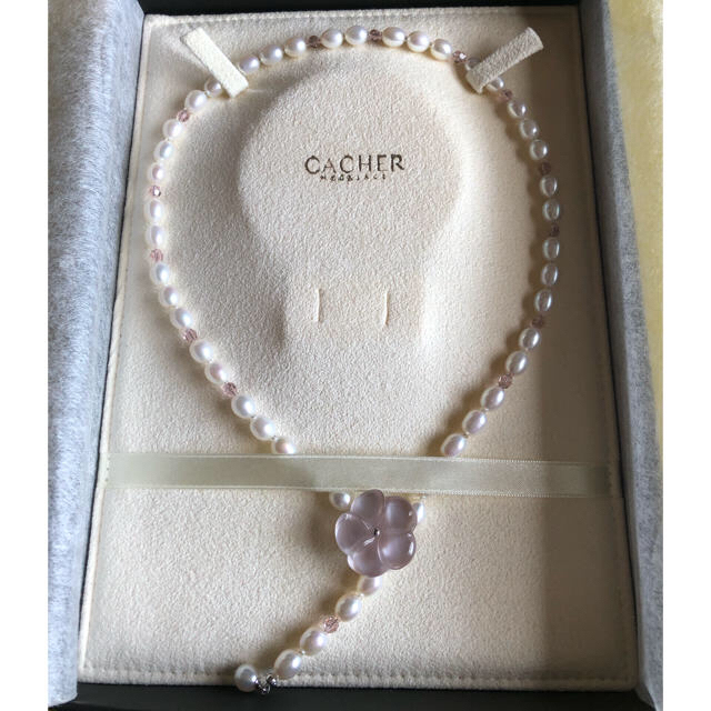 CACHER(カシェ) 淡水パールネックレスの通販 by はいじ's shop CACHER(カシェ) 淡水パールネックレスの通販 by はいじ's shop