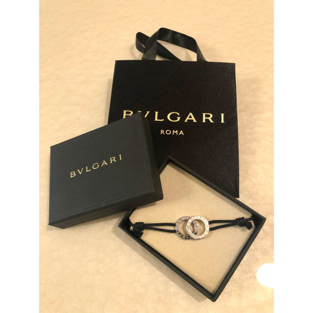 【美品】BVLGARI ブルガリ フォルトゥーナ ブレスレット ブラック