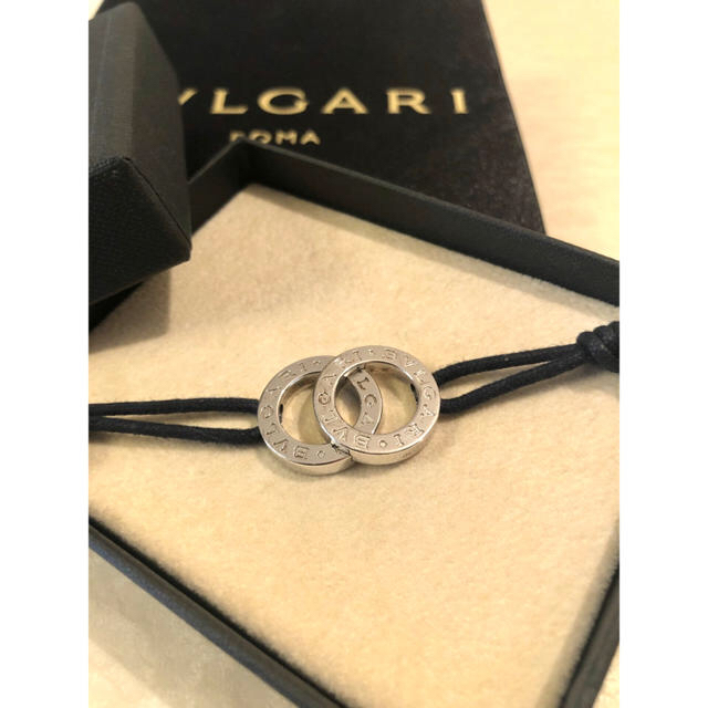 BVLGARI(ブルガリ)の【美品】BVLGARI ブルガリ フォルトゥーナ ブレスレット ブラック レディースのアクセサリー(ブレスレット/バングル)の商品写真