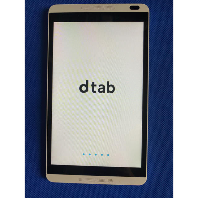 docomo  dtab D-01G SILVERタブレット