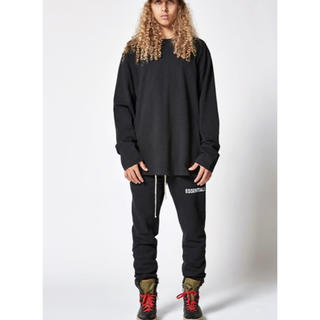 フィアオブゴッド(FEAR OF GOD)のfear of god essentials スウェットパンツ　黒　S ブラック(その他)