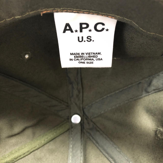 A.P.C(アーペーセー)のA.P.C キャップ メンズの帽子(キャップ)の商品写真