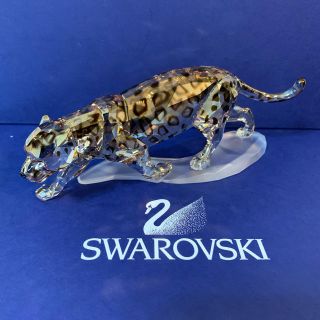 スワロフスキー(SWAROVSKI)の【専用】スワロフスキー  ジャガー, Golden Shine』 1096796(置物)