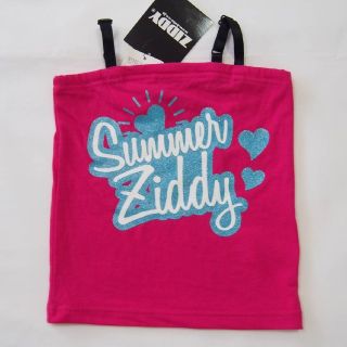 ジディー(ZIDDY)のZIDDY　タンクトップ　Summer Ziddy　ピンク(Tシャツ/カットソー)