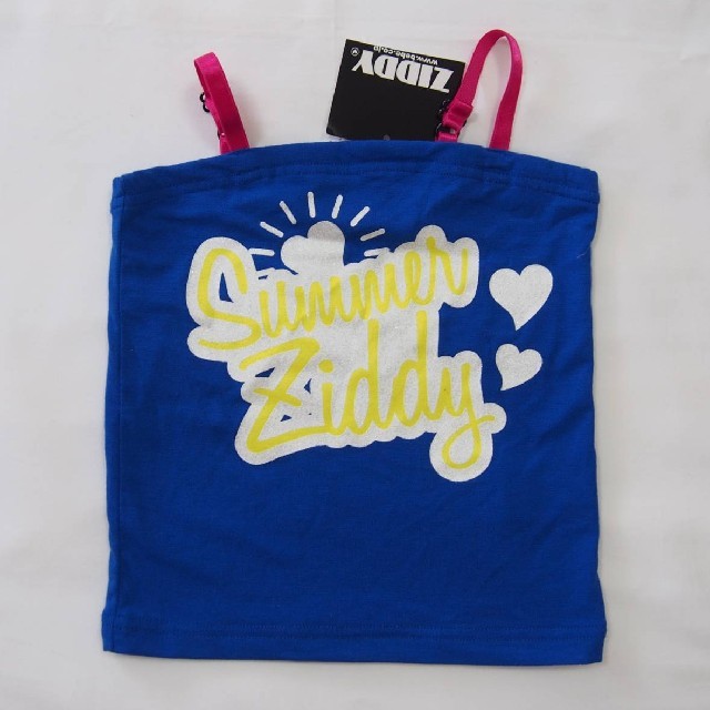 ZIDDY(ジディー)の新品  ZIDDY　タンクトップ　Summer Ziddy　ブルー キッズ/ベビー/マタニティのキッズ服女の子用(90cm~)(Tシャツ/カットソー)の商品写真