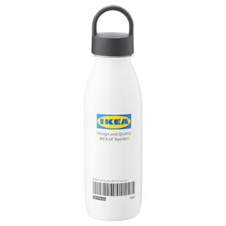 イケア(IKEA)のEFTERTRÄDA エフテルトレーダ 水筒, ホワイト(水筒)