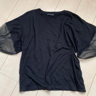 ザラ(ZARA)のZARA パフスリーブトップス(カットソー(半袖/袖なし))