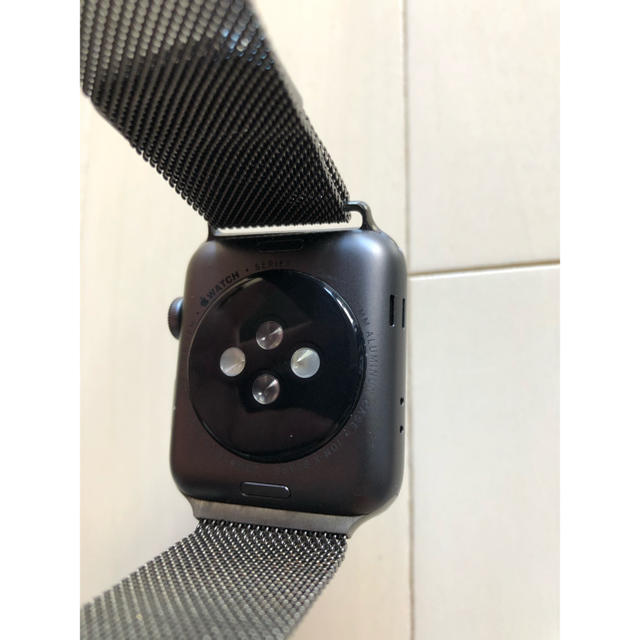 Apple Watch(アップルウォッチ)の2020年7月11日購入 アップルウォッチ3 A1859 42mm ナイキGPS メンズの時計(腕時計(デジタル))の商品写真