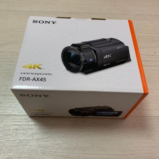 ソニー(SONY)のSONY FDR-AX45 ブラウン　未使用(ビデオカメラ)