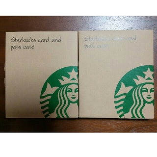 スターバックスコーヒー(Starbucks Coffee)のスターバックス　カード & パスケース　ペア(パスケース/IDカードホルダー)
