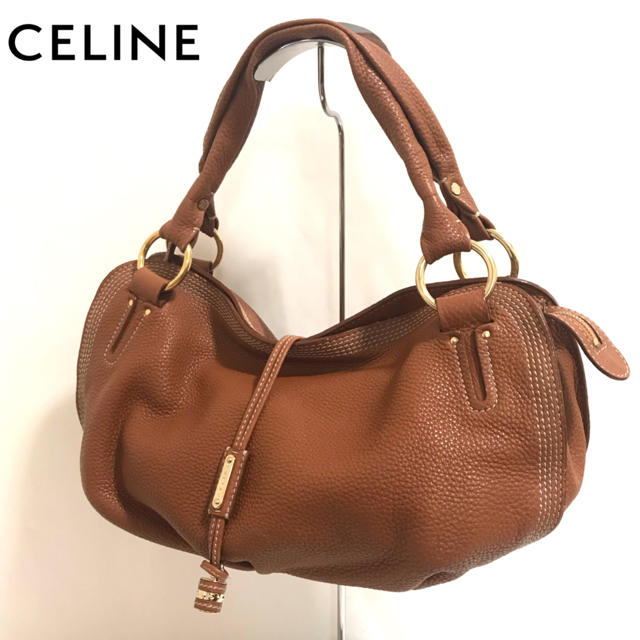 正規品】美品✨CELINE/ハンドバッグ/ショルダーバッグ/ブラウン