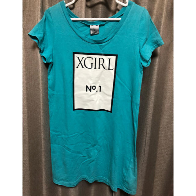 X-girl(エックスガール)のx-girl  Tシャツ ワンピース no.1 エックスガール　teedress レディースのトップス(Tシャツ(半袖/袖なし))の商品写真