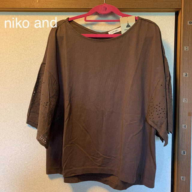 niko and...(ニコアンド)のniko and 半袖カットソー　新品 レディースのトップス(カットソー(半袖/袖なし))の商品写真