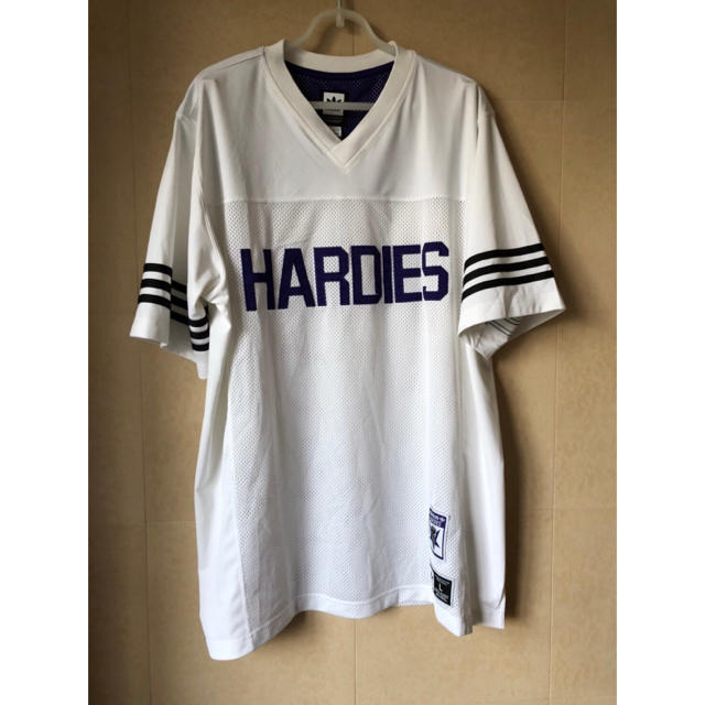 adidas(アディダス)のadidas Hardies Jersey White Cllegiate メンズのトップス(Tシャツ/カットソー(半袖/袖なし))の商品写真