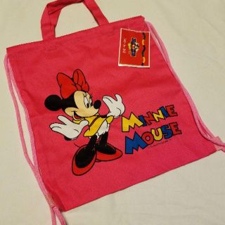 ディズニー(Disney)のタグ付き未使用　ミニー手提げバッグ(トートバッグ)