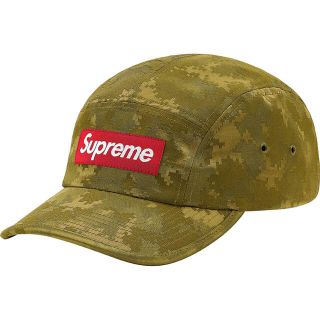 シュプリーム(Supreme)のSupreme Satin Digi Camo Camp Cap 赤ボックスロゴ(キャップ)