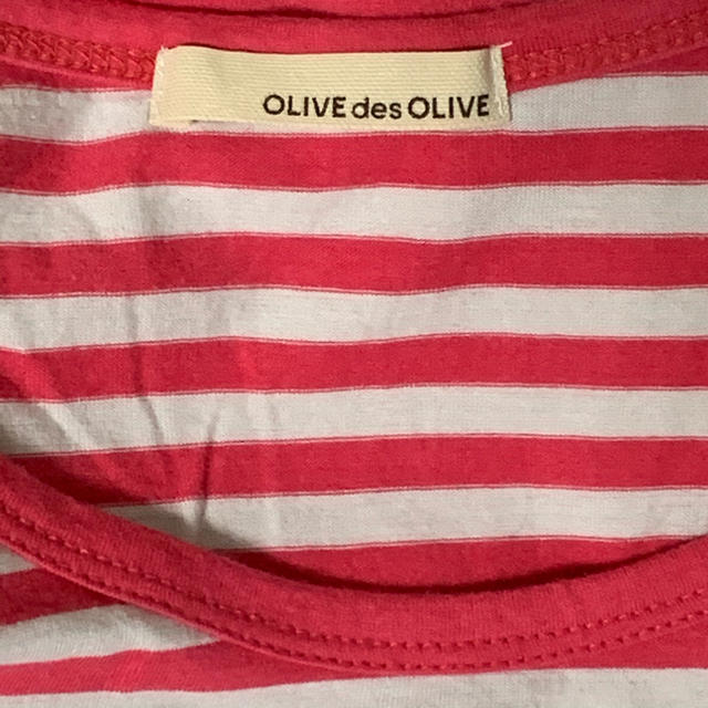 OLIVEdesOLIVE(オリーブデオリーブ)のボーダー　タンクトップ　ノースリーブ レディースのトップス(タンクトップ)の商品写真