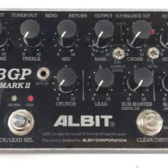 【美品】ALBIT A3GP MARK2 3CH Guitar Pre-AMP 楽器のギター(エフェクター)の商品写真