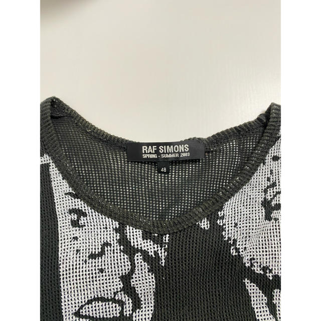 RAF SIMONS(ラフシモンズ)のラフシモンズ　RAF SIMONS 03SS 消費者期　ノースリーブカットソー メンズのトップス(Tシャツ/カットソー(半袖/袖なし))の商品写真