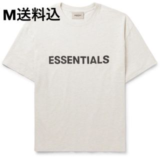 フィアオブゴッド(FEAR OF GOD)のFOG ESSENTIALS 半袖Tシャツ オートミール 新品 送料込 M(Tシャツ/カットソー(半袖/袖なし))