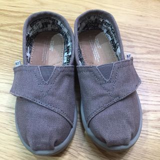 トムズ(TOMS)のTOMS トムズ くすみ 小豆色 スリッポン 定番 T9(スリッポン)