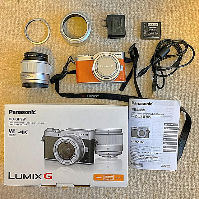 【美品】LUMIX DC-GF9W ミラーレス一眼カメラ ダブルレンズキット