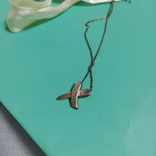 ティファニー(Tiffany & Co.)のティファニー　シルバーネックレス　キス(ネックレス)