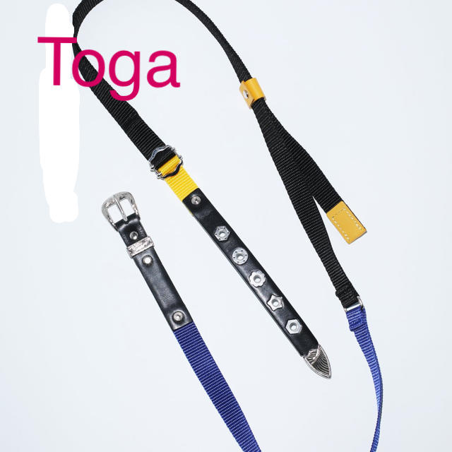 TOGA トーガ 新品未使用2020SS LEATHER NYLON BELT - ベルト