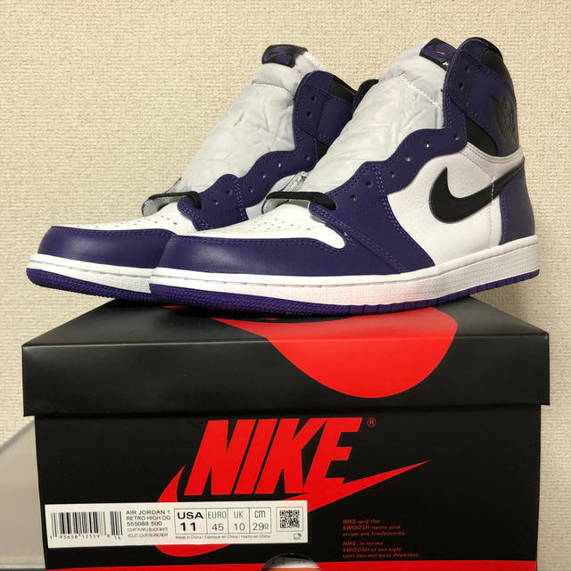 NIKE(ナイキ)のNIKE AIR JORDAN 1 “COURT PURPLE” メンズの靴/シューズ(スニーカー)の商品写真