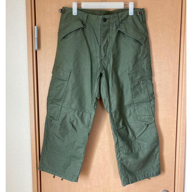 18aw CROPPED WIDE CARGO PANT